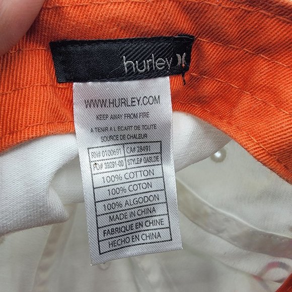 Hurley Adults Rainbow Logo Hat Cap Comfort Casual Lightweight Adjustable - Picture 8 of 9